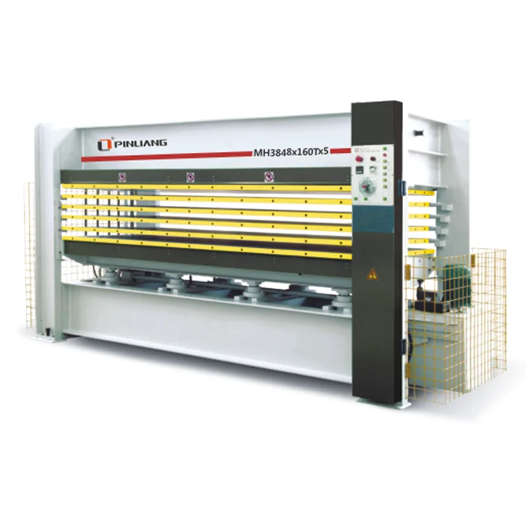 High quality Woodworking Machinery Hydraulic Hot Press Machine/Heat Press Machine for Plywood and MDF Door (MH3848x120Tx3)
