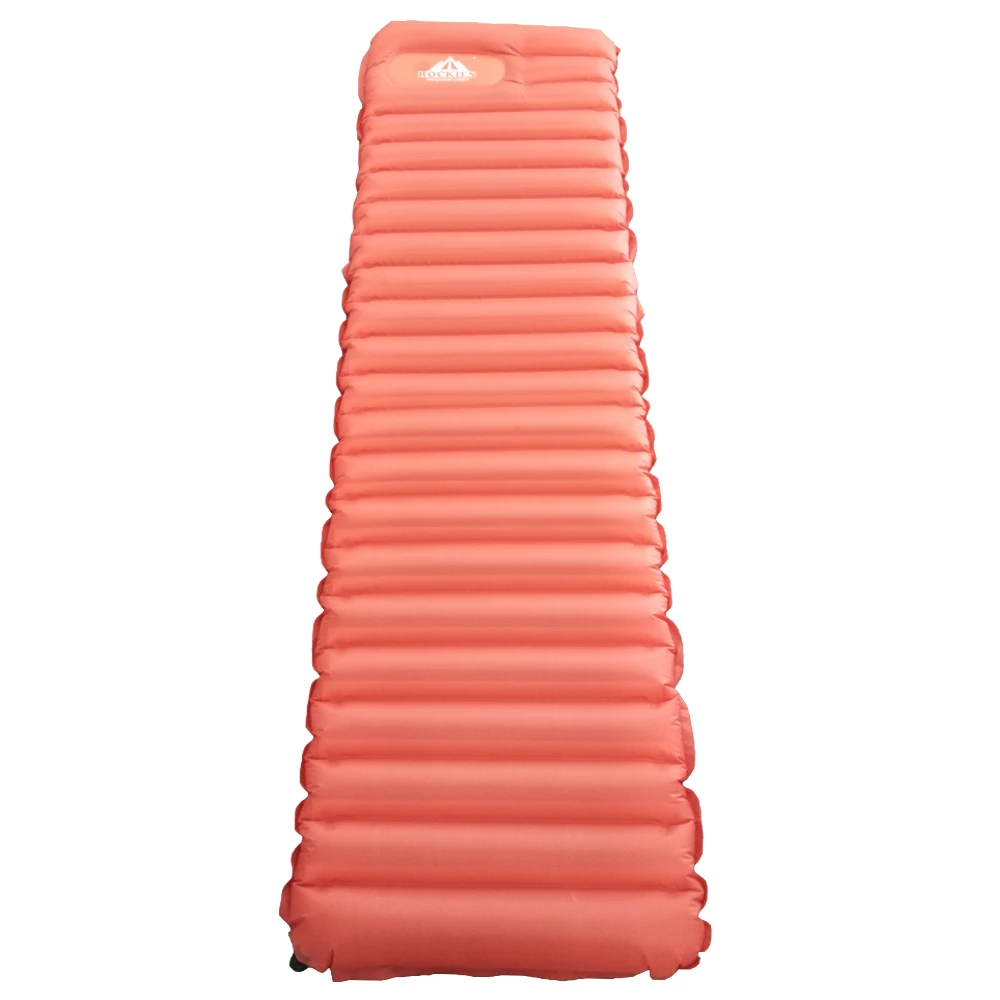 Tube-shape strong support waterproof self inflatable camping sleeping air mattress