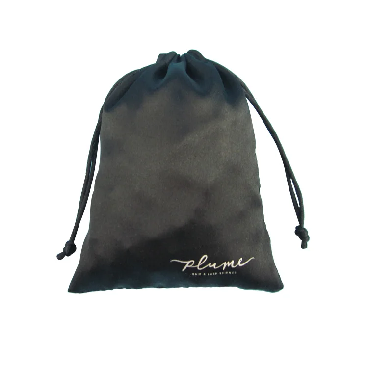 Custom hot sales flocking packing bags velvet soft jewelry pouch