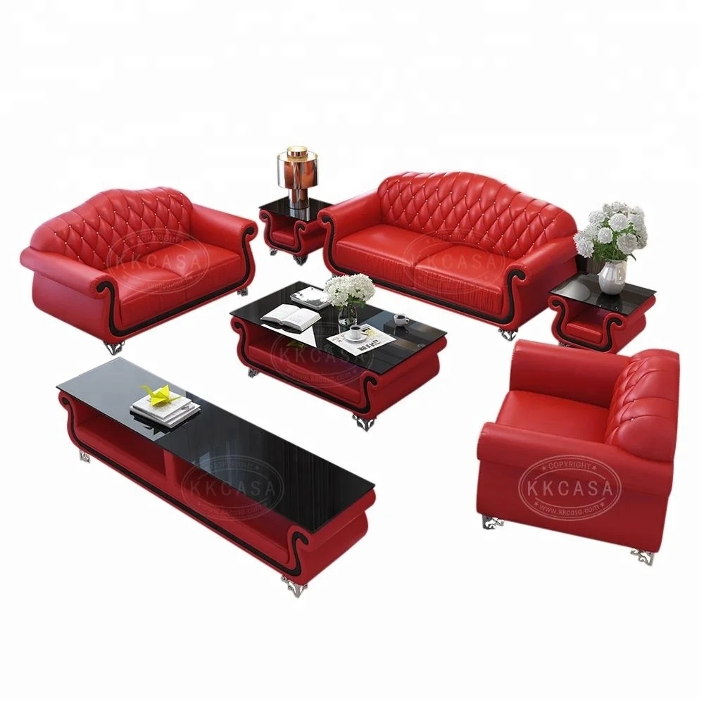 Luxury Italy Life Used Style Living Room Modern Furniture sofa set