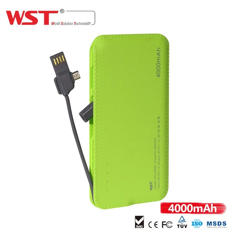Лучшие продажи продуктов 2016 портативный супер тонкий power bank