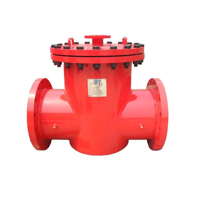 AL series manual drive way basket pipe strainer filter