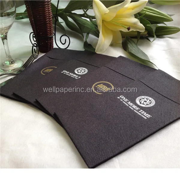 Colored Airlaid Paper Napkin with pocket bag
