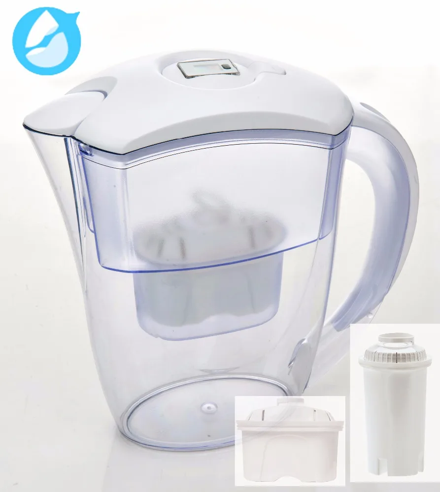 New Alkaline water filter pitcher, BPA free long lasting Alkaline Water Ionizer with High PH low ORP water filter pitcher