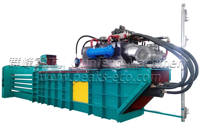 Carton baler machine hydraulic horizontal waste baler