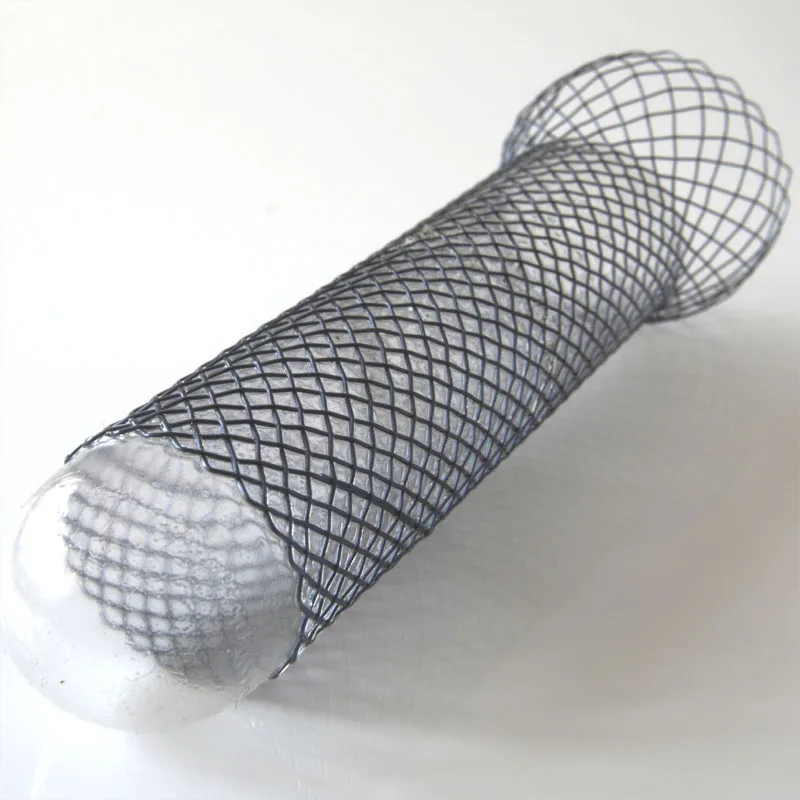 
medical nitinol expandable duodenal stent with silicon covering 