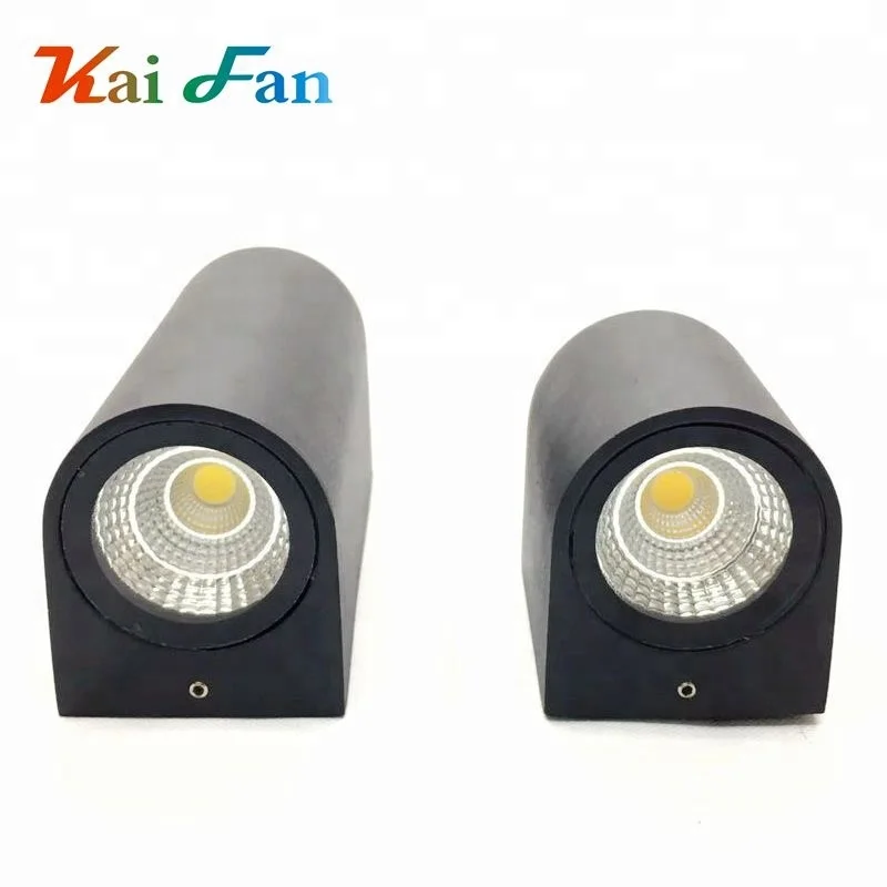 Modern Double Single Head Black Cob Outdoor 3w 5w 6w 10w Led Wall Light