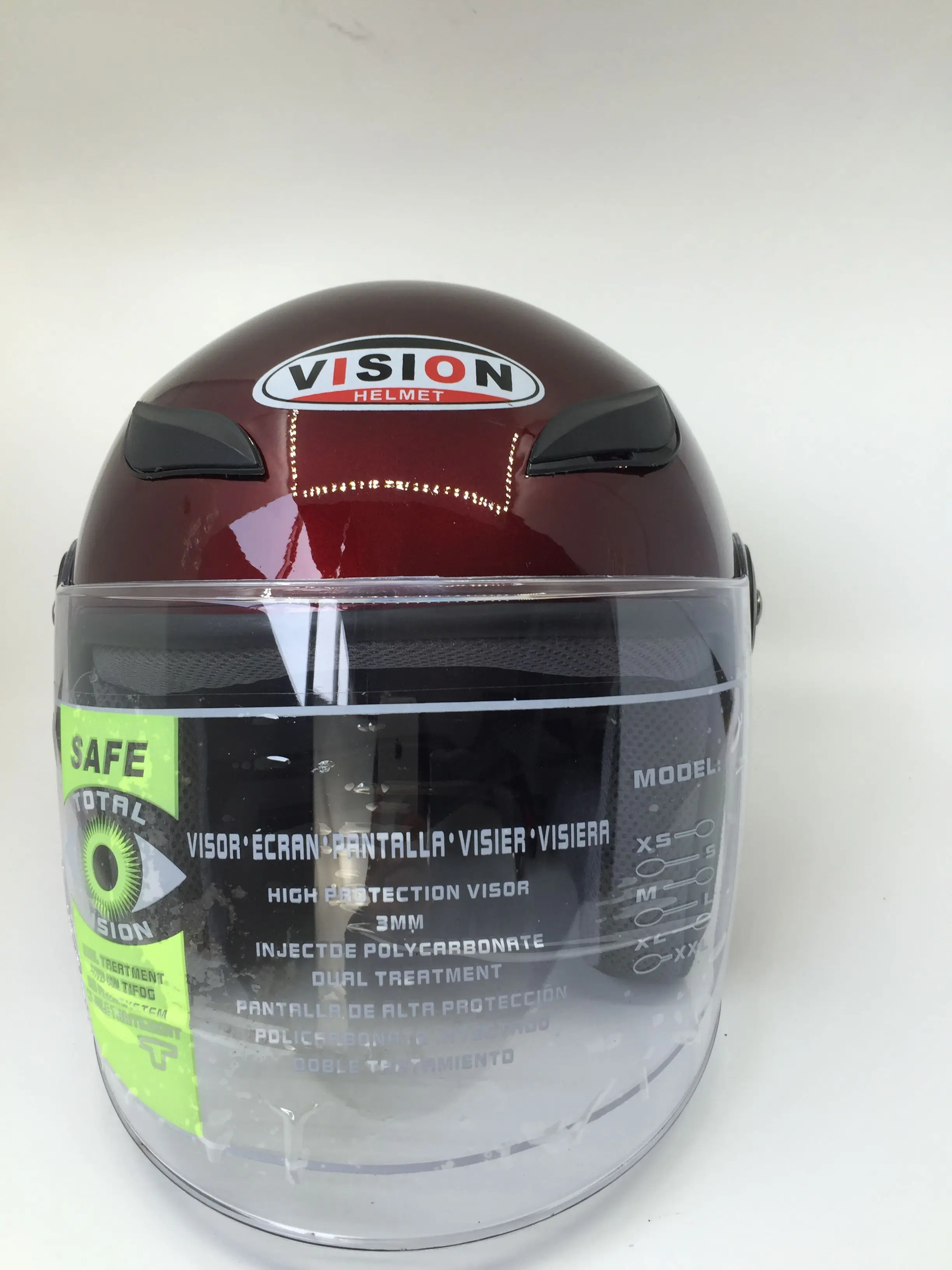 Motorcycle half face helmet