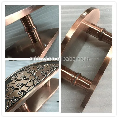 RB-4118 новый дизайн, хорошее качество, красная старинная бронзовая ручка для двери