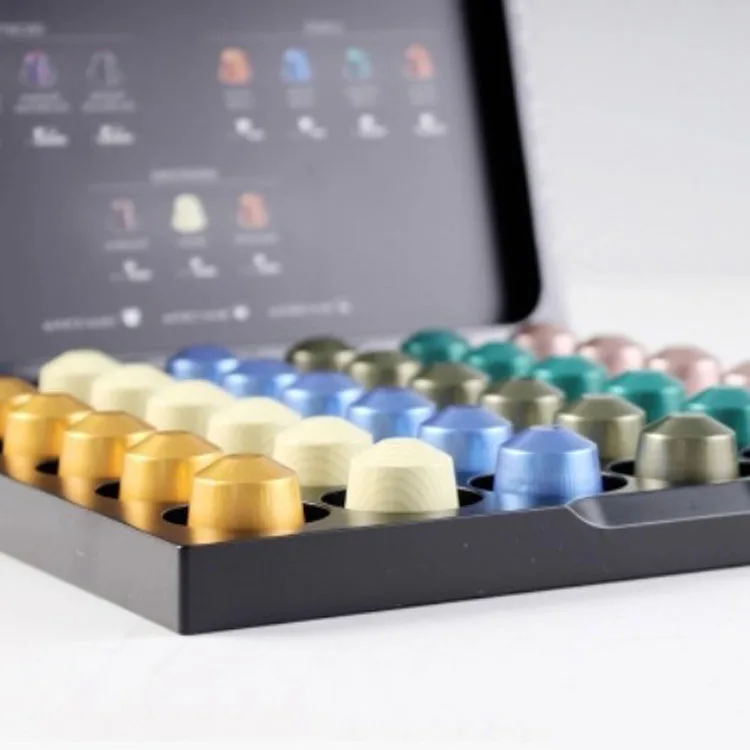 new design wooden nespresso coffee  capsule pods box 36 hole