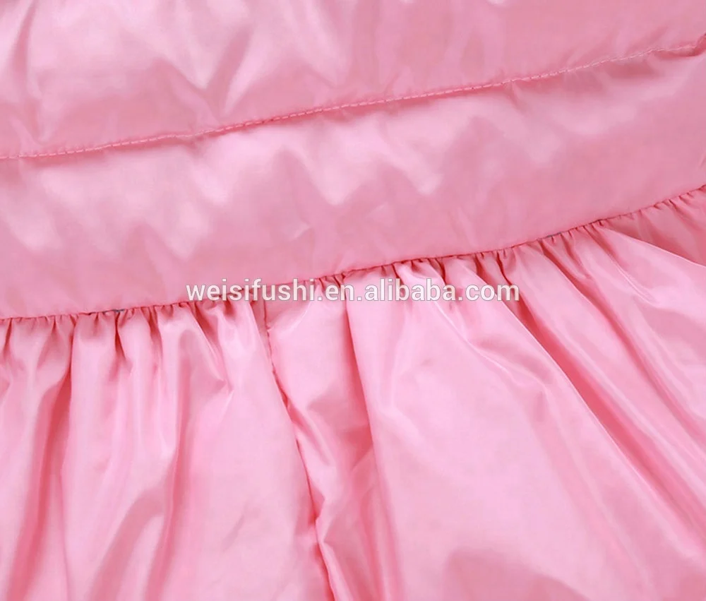 
factory custom made new design light thin kids down jackets fashion little girl outdoor winter coats 