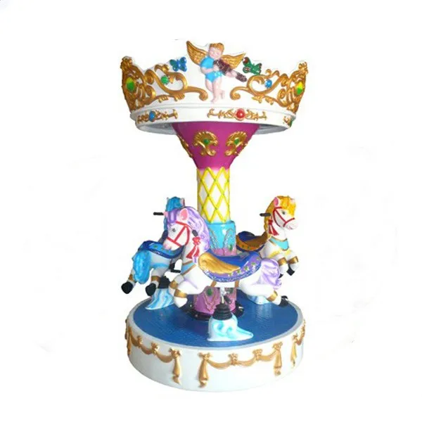 Высококачественная машина для парка аттракционов электрическая карусель лошадь