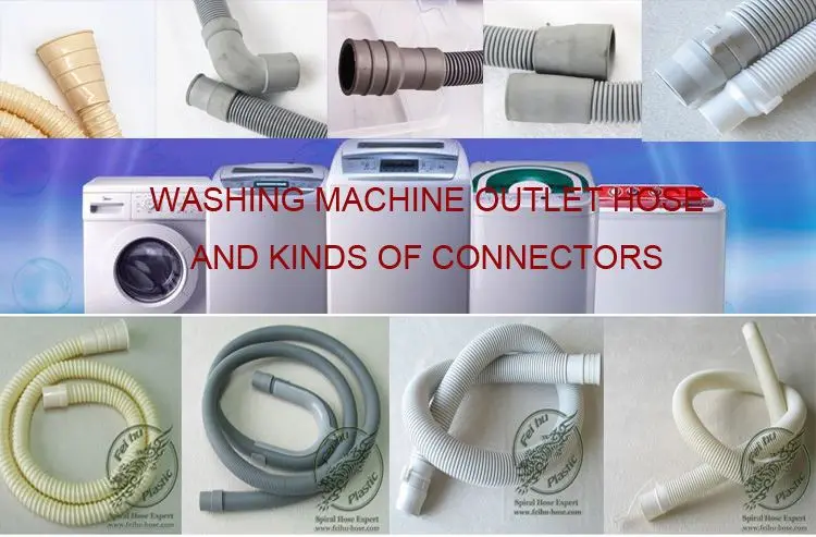washing machine spare parts asian PE/PVC/EVA drain hose full-automatic washing machine outlet hose