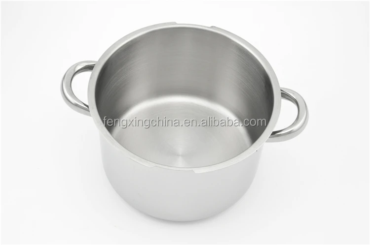 Kitchen Equipment For Home Two Ears Stainless Steel Pasta Pot With Strainer Lid