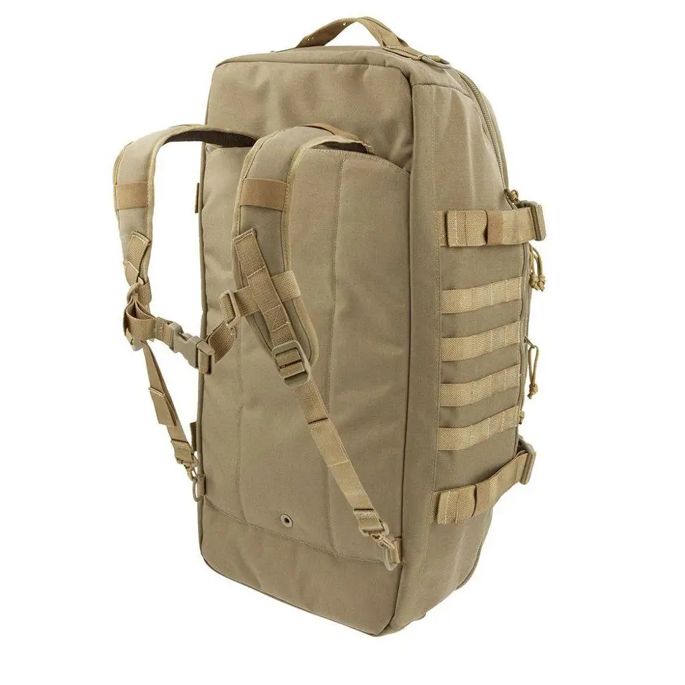 Unique 3-way Travel Bag Tactical Duffle Adventure Bag Military Backpack with Adjustable Shoulder Backpack Straps