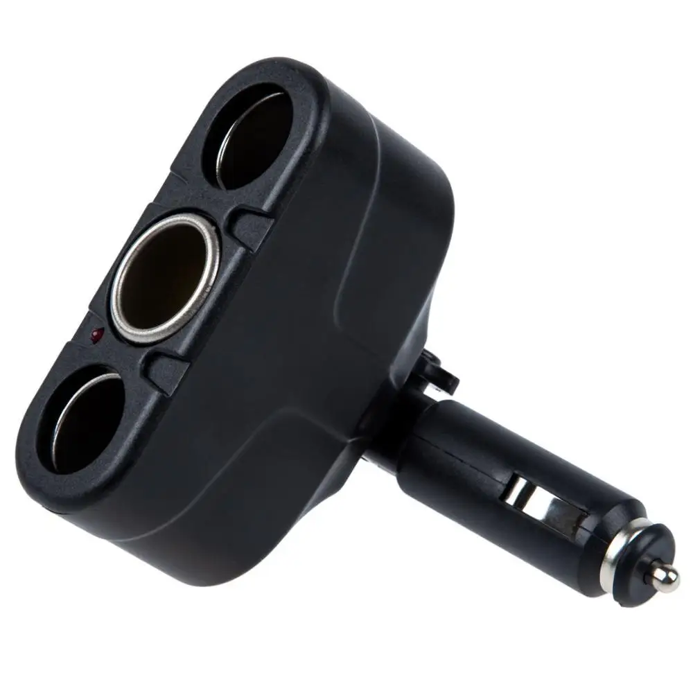 3 Socket Way Cigarette Lighter Power Adapter Splitter Universal Charging Auto Car Styling 2 Dual USB Ports Car Charger DC 12 24V