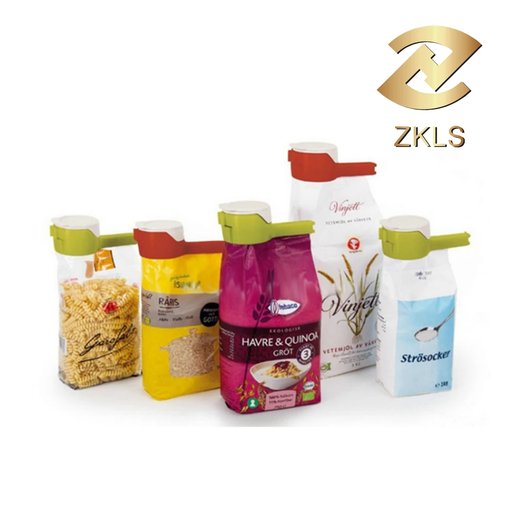 
Plastic Cheap Seal And Pour Bag Food Seal Clip 