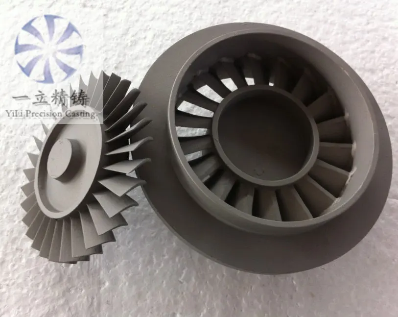 Направляющие сопла 100 мм для вакуумного литья и турбинные колеса для самолета