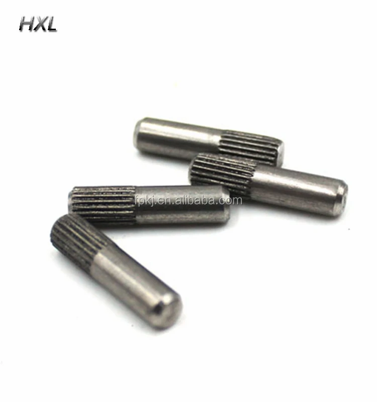 custom design splined dowel pins Whiting Shutter Door Parts taper Knurled Pin