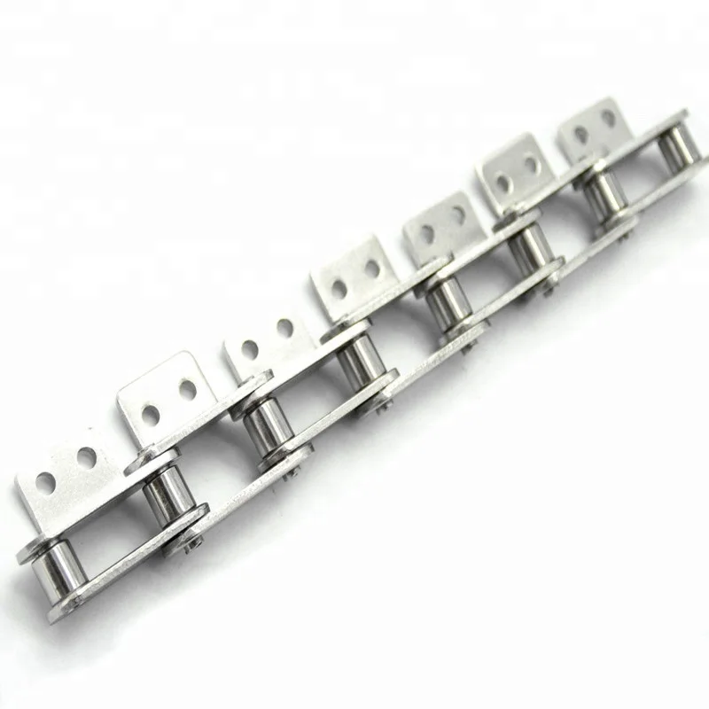 Stainless steel roller connector conveyor chain attachment