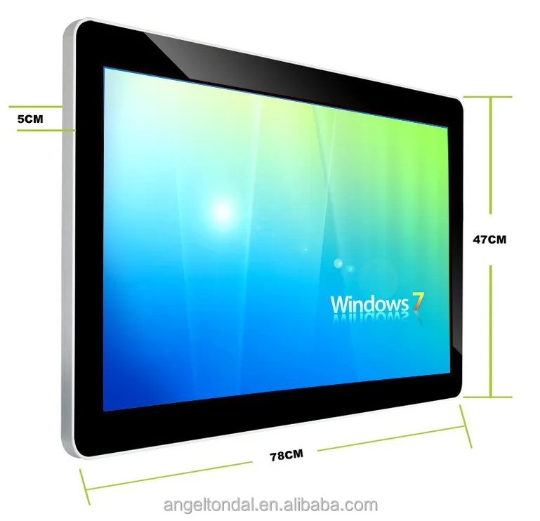 26 Inch Touchscreen Wifi Lcd Monitor Wall Mounted Display Digital Signage