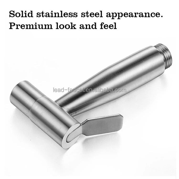 304 Stainless Steel Bidet Sprayer And Diaper Sprayer For Bath Toilet