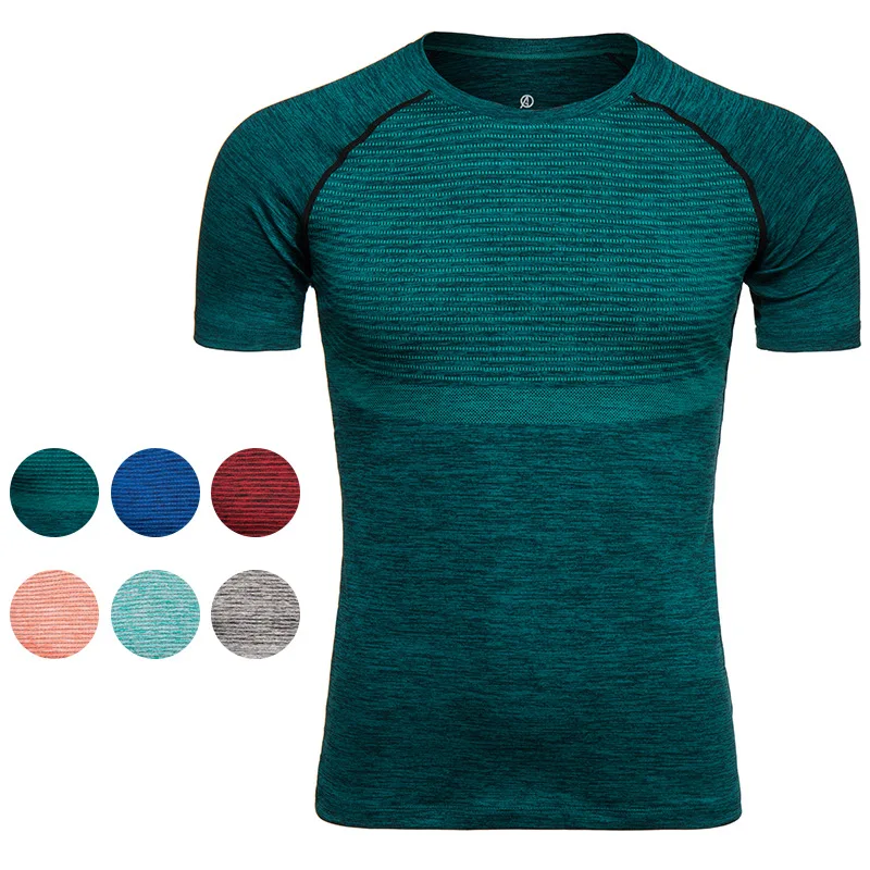 short sleeve cool fitness dty fit tee sport custom mens gym shirts