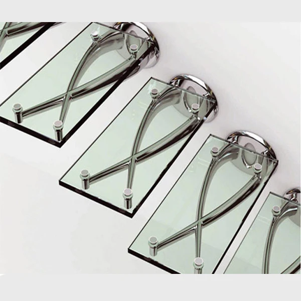 750mm height Twin R outdoor stair railing balusters for staircase and glass fence