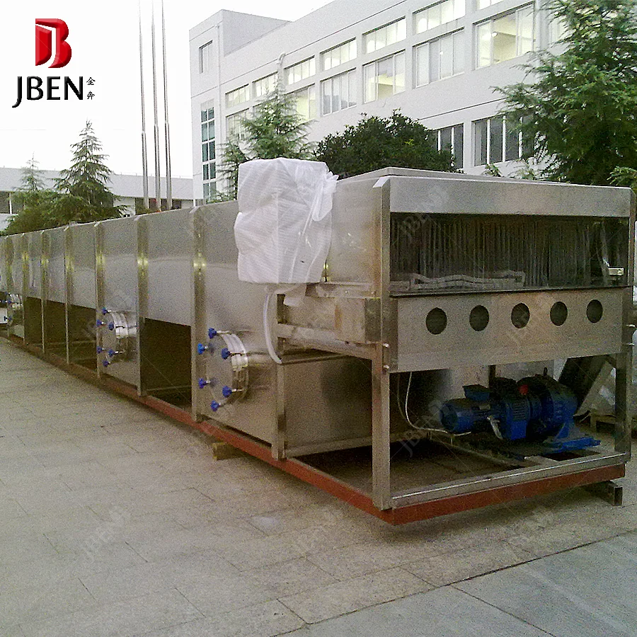 Glass beer bottle tunnel pasteurization machine