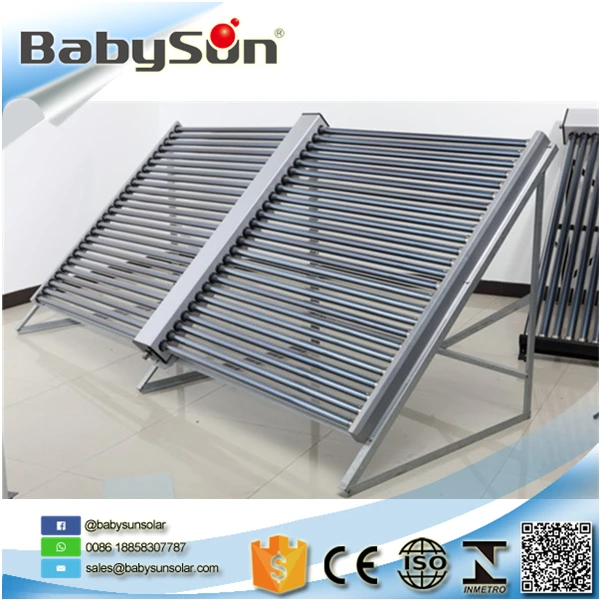 BABYSUN evacuated tube solar manifold collector, colector tubo de vacio