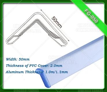 
Plastic Hospital Walkway Wall Protector Corner Guard 