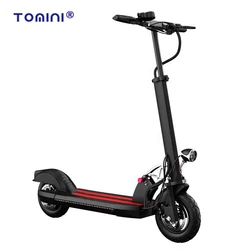 Tomini OEM 48V 500w 13Ah/15Ah/18Ah CE certification 10 inch electric scooter foldable e scooter