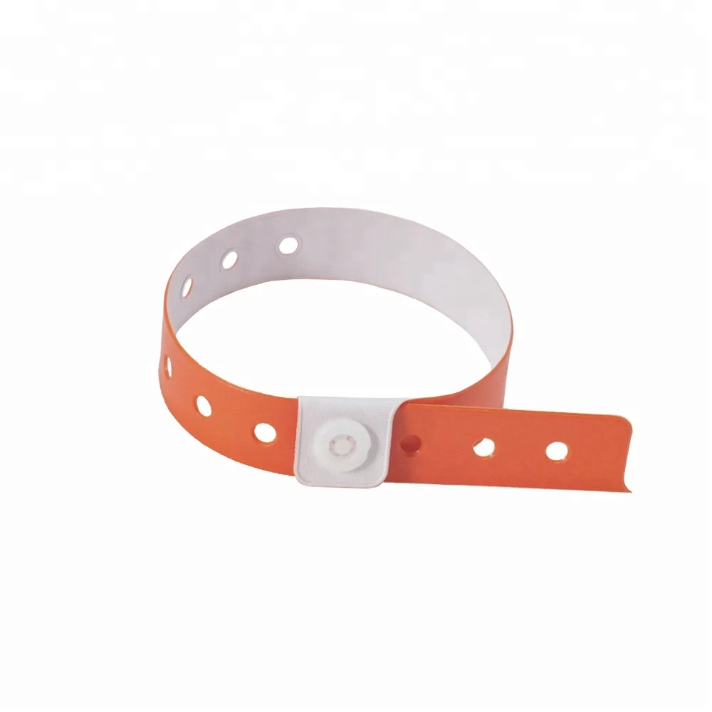 Hot trend 250x16mm L-shape lockable PVC wristband for function