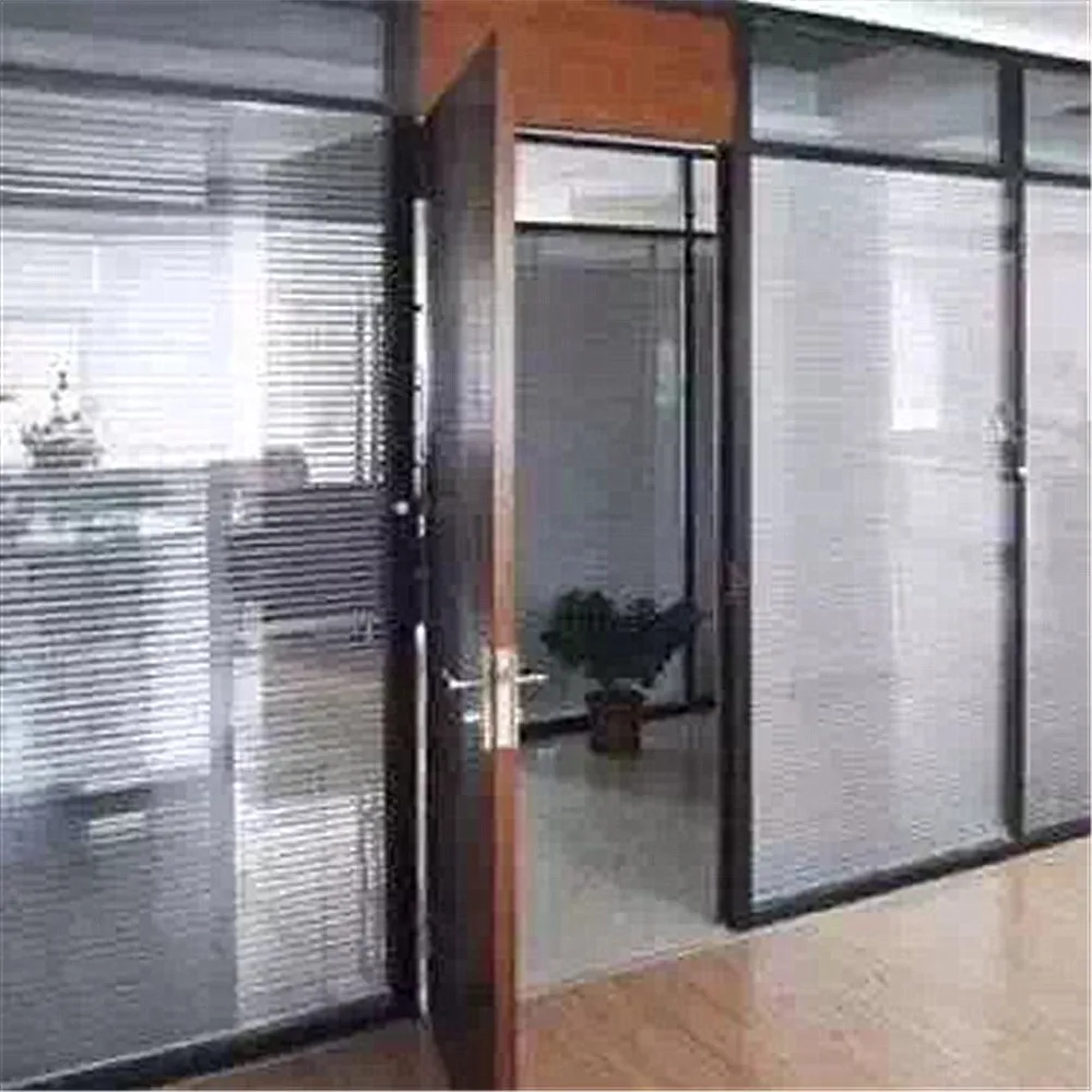 Офисные сборные межкомнатные перегородки, Офисная Звукоизоляционная стеклянная перегородка