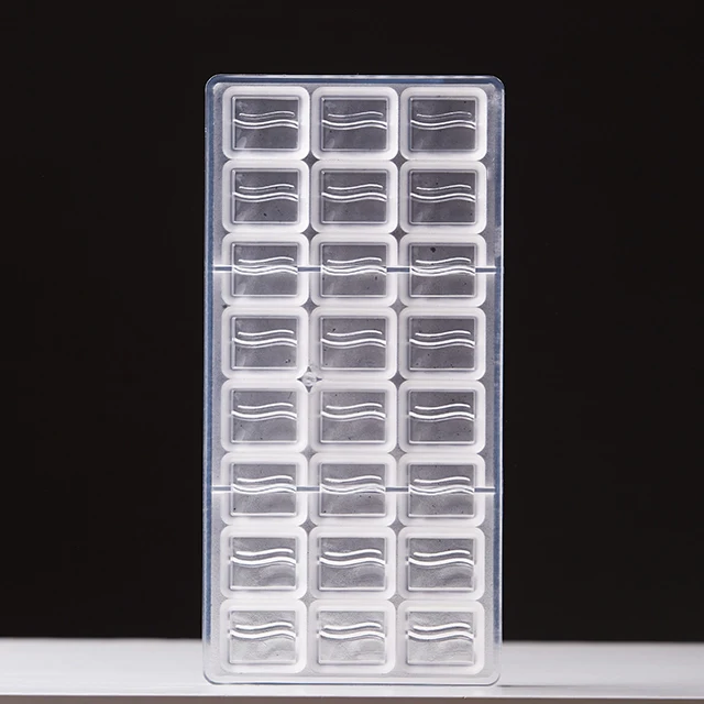 24pcs,Chocolate Moulds Polycarbonate,Chocolate Bar Moulds,Cake Decorating Tools Bakeware