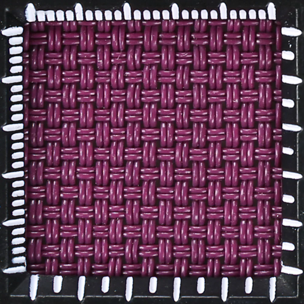 Outdoor Furniture Placemat Best Price Heat Resistant Durable Woven Vinyl Mesh Fabric for Beach Chair Pvc Material Black Plain