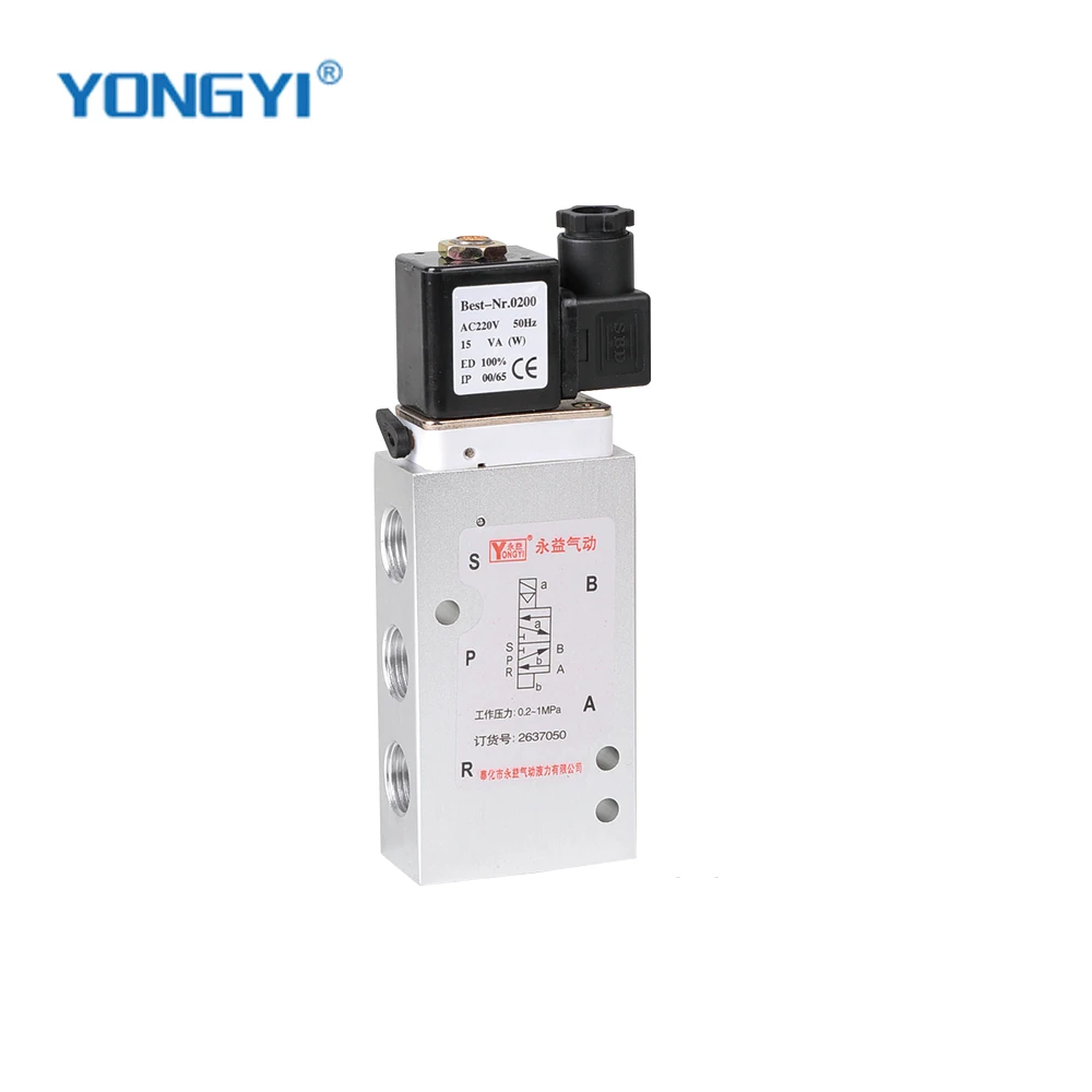 3 Way 1/2 Inch Hailong Series 8021750 Solenoid Valve