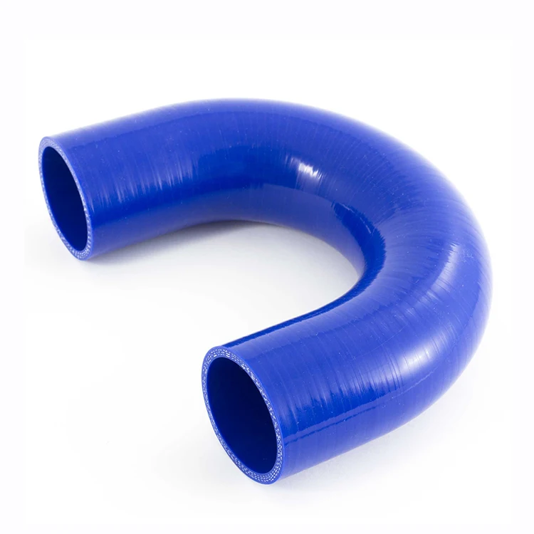 High Temp 4-6ply Reinforced ID 60mm 2 1/3 Inch 180 Degree Elbow Silicone Coupler Hose