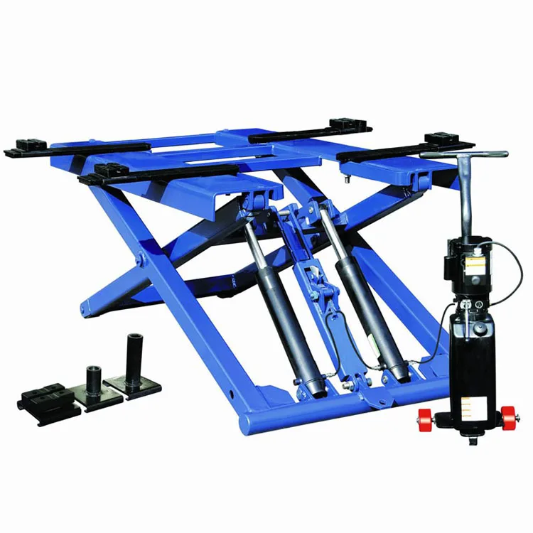 Simple and lightweight mobile car lift with lifting height 1.2m