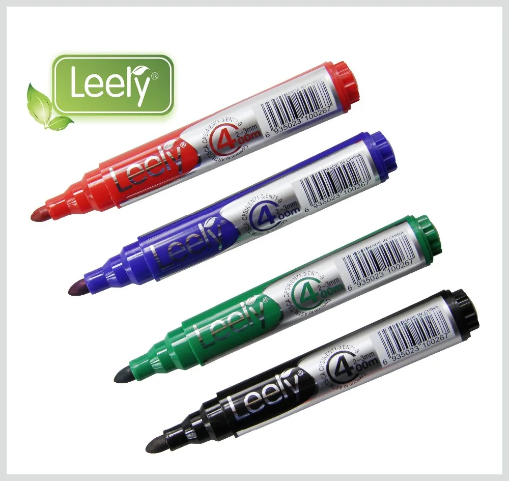 0008W Leery brand new pp material bullet o chisel tip best marker pen permanent