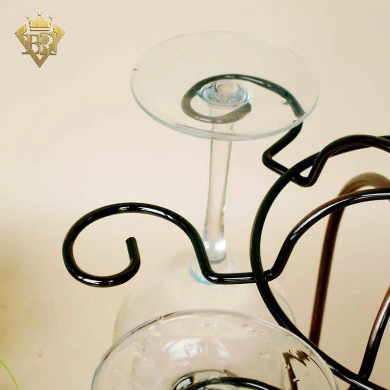 Tricycle 6 Wine Glass & Bottle Server Display Rack Organizer Stand/Red wine rack