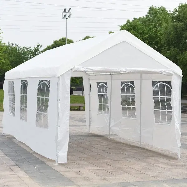 Easy up steel pole  3*6m PE sidewalls outdoor tent