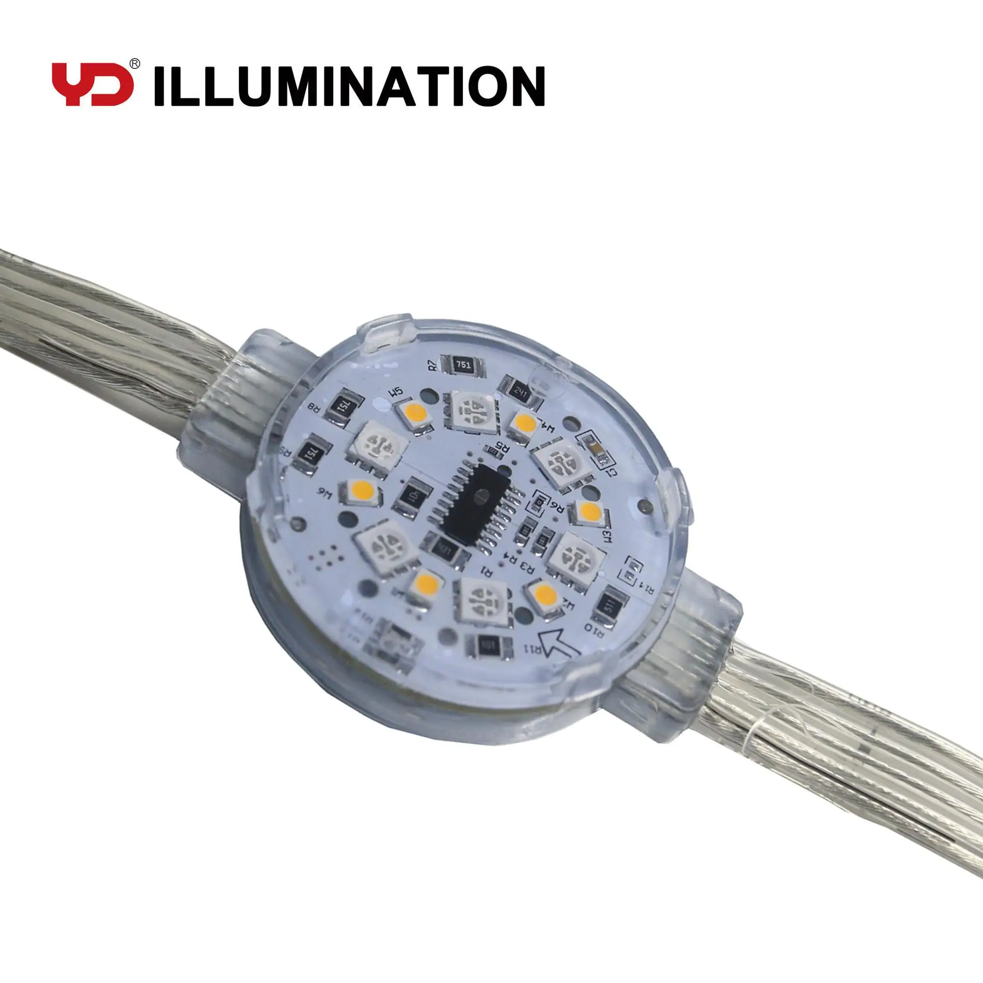 Программируемая светодиодная rgb-подсветка ws2801 для мостового освещения