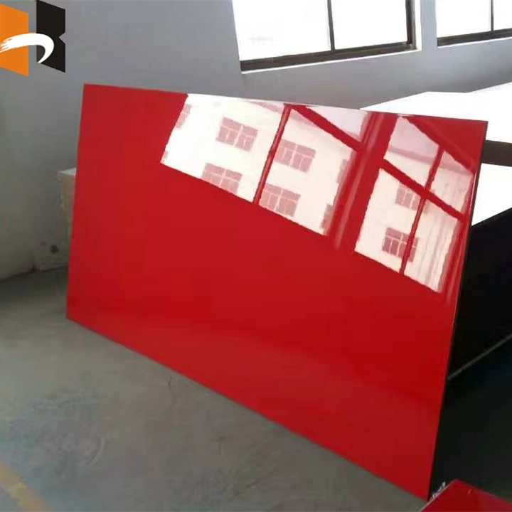 
high glossy board pvc coated plywood sheet 