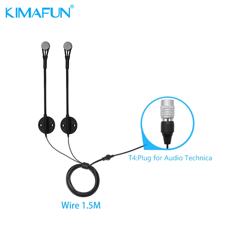  Новые продукты однонаправленный приборный микрофон Gooseneck черного цвета для гармошки KM-710