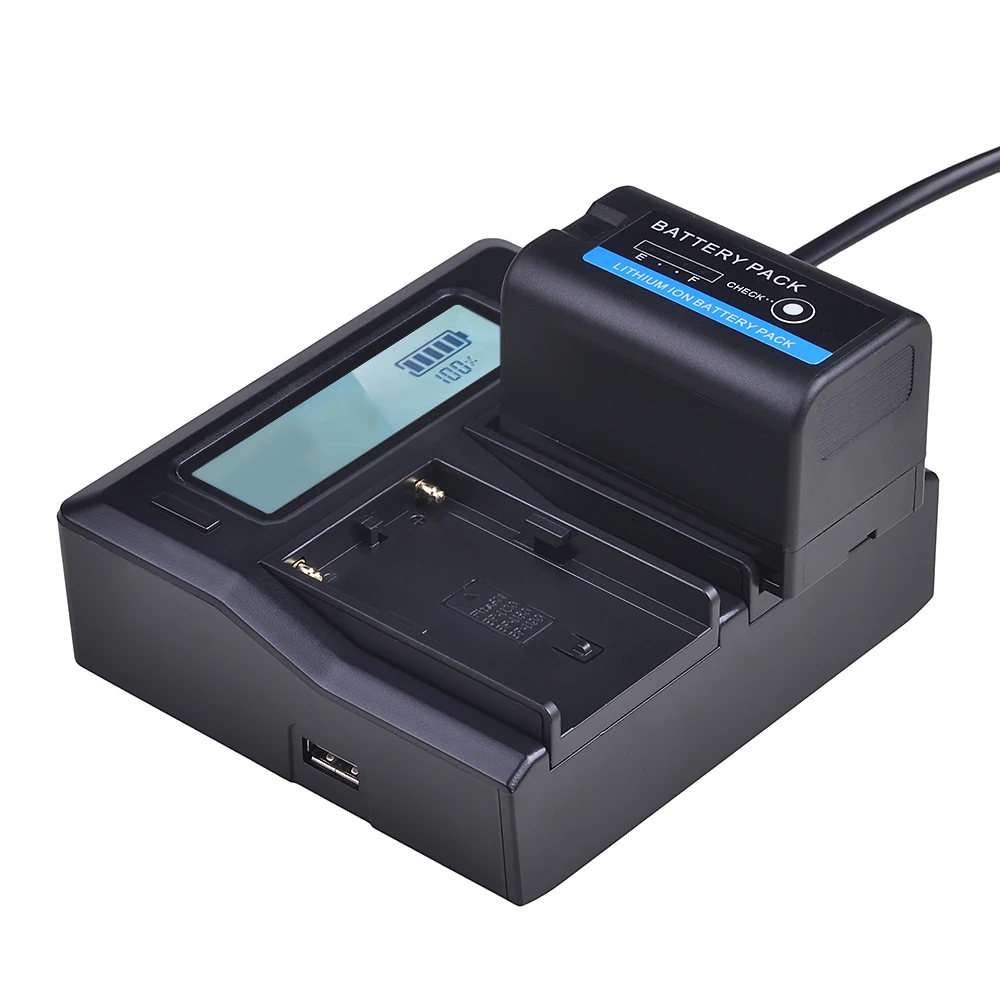 
New BP-U90 BPU90 BP U90 LCD FAST DUAL Charger for Sony PMW-100 PMW-150 PMW-160 PMW-200 PMW-300 PMW-EX1 EX3 EX280PHU-60K battery 