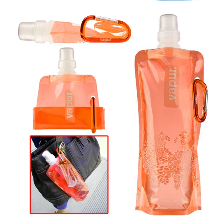 New custom design foldable water bottle for mountain sports