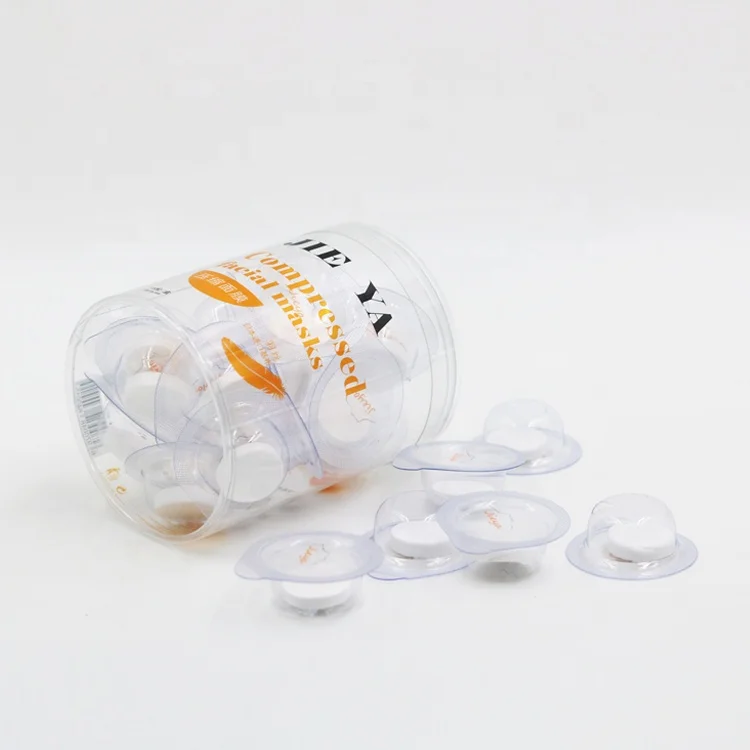 Лидер продаж 2022, сжатая маска для лица, Органическая целлюлозная маска для лица, сжатая маска для лица