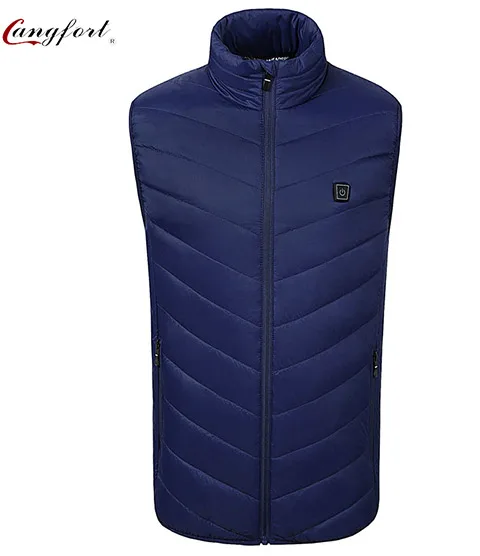 Популярный дизайн, тонкий и легкий жилет для кемпинга с подогревом