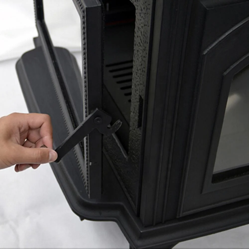 cast iron stove with side window BSC324-1